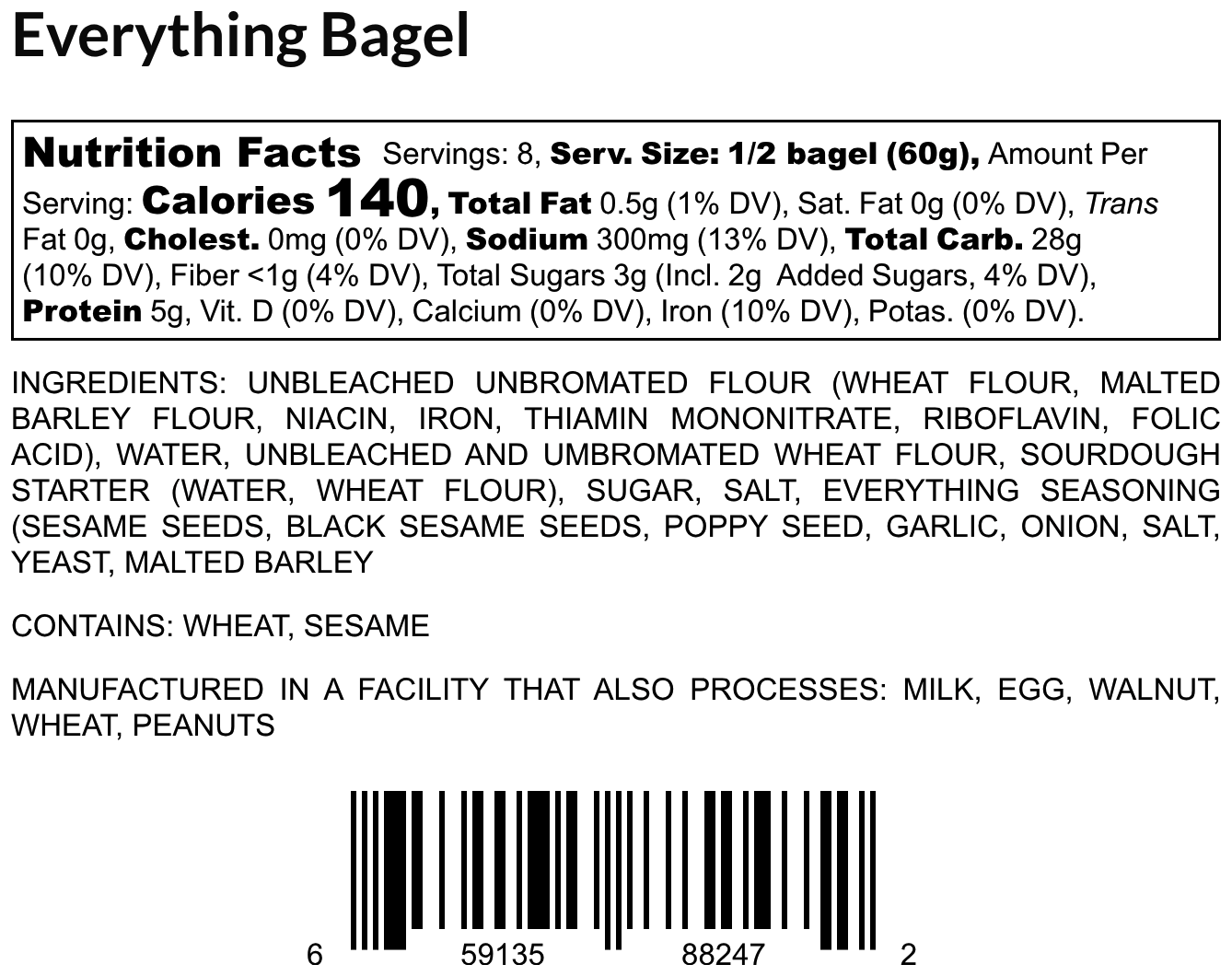 Sourdough Bagels