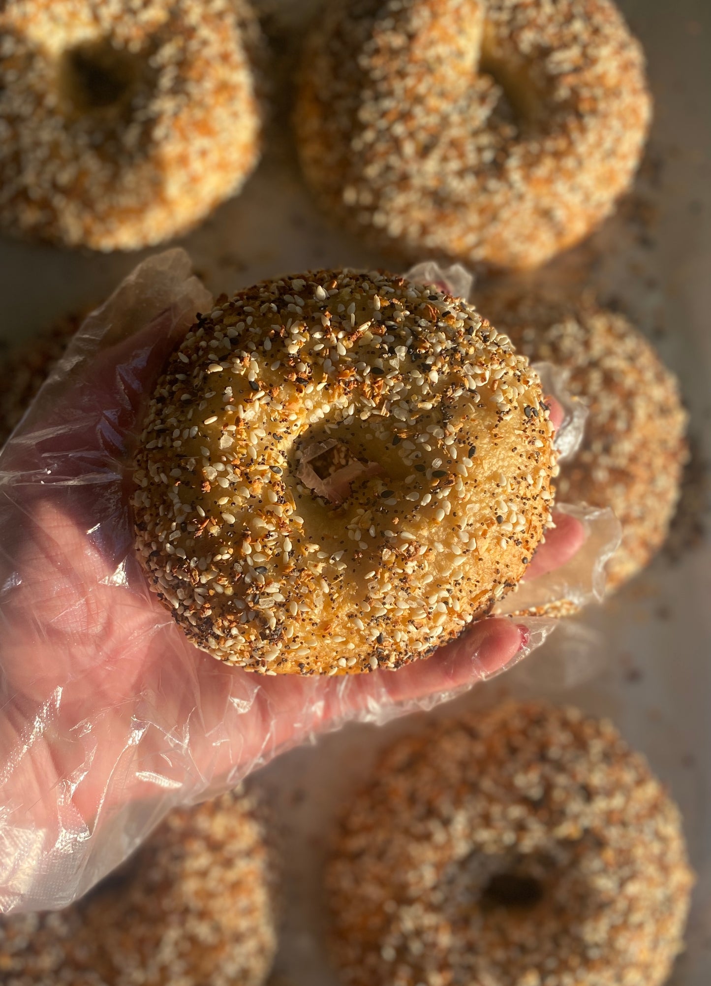 Sourdough Bagels
