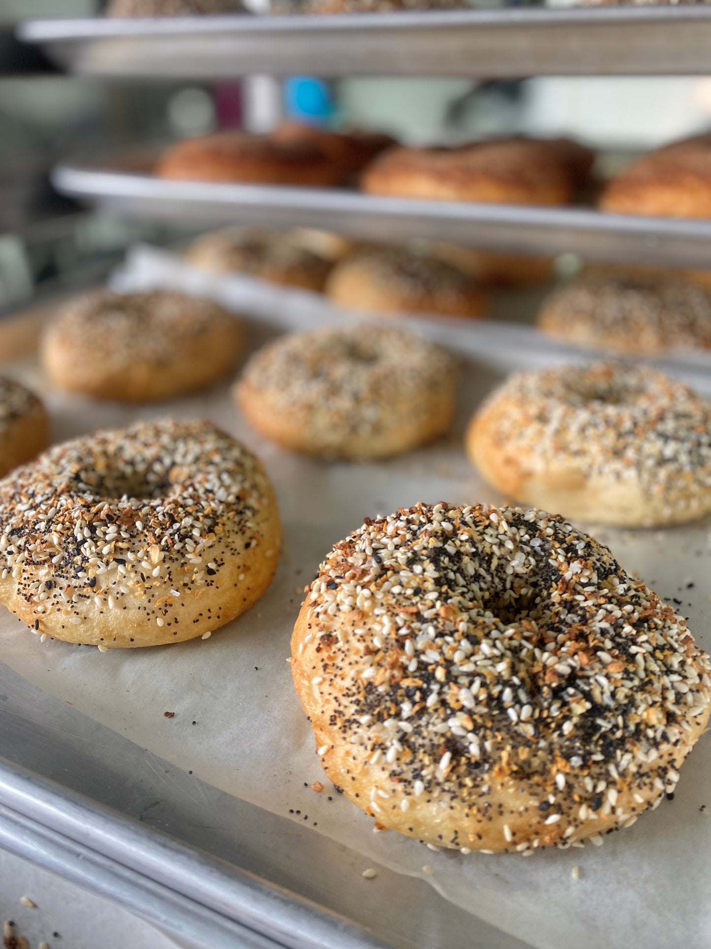 Sourdough Bagels