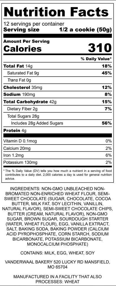 Sourdough Cookies