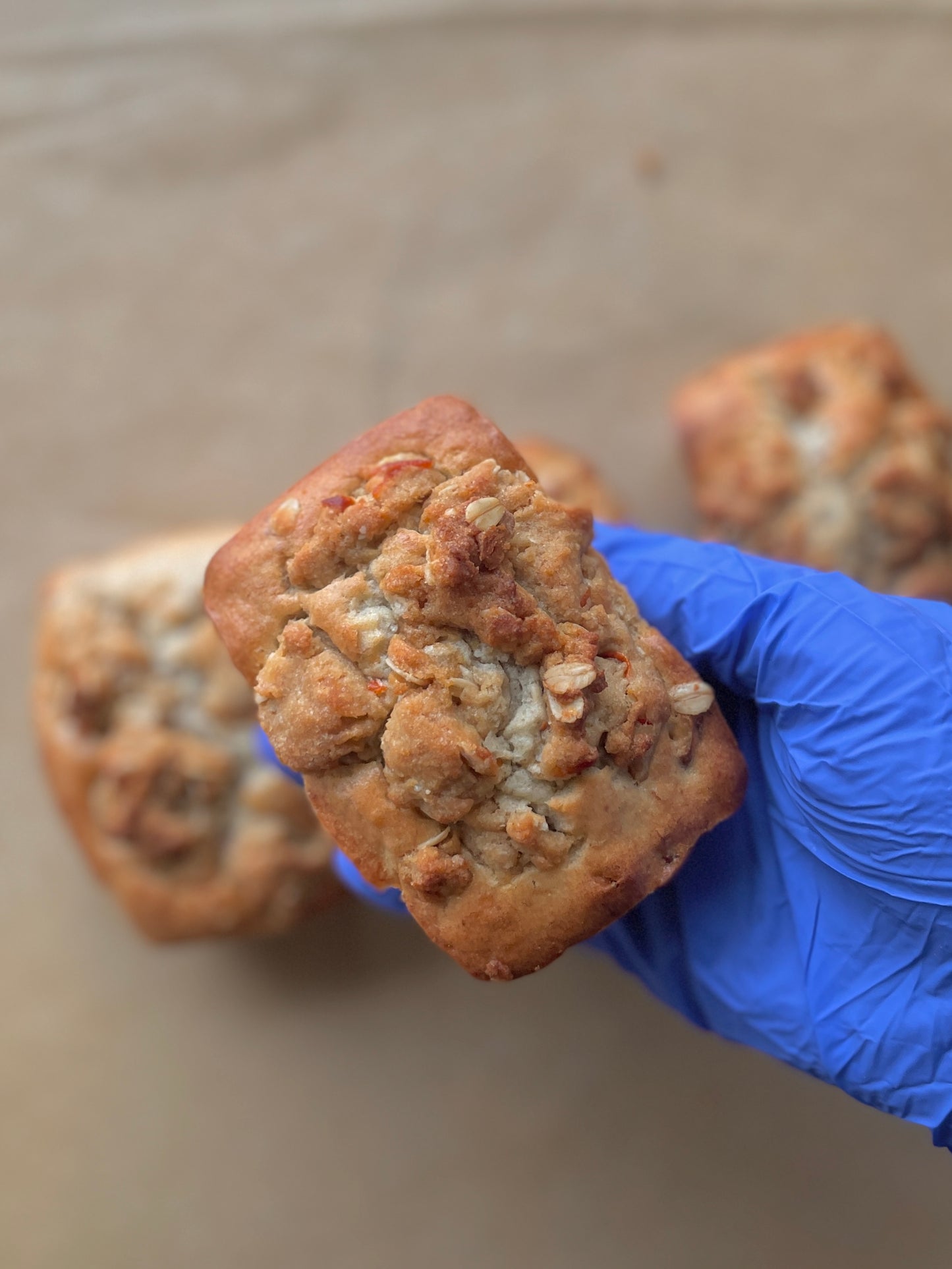 Banana sweet bread - orange crumb topping (2 PACK)