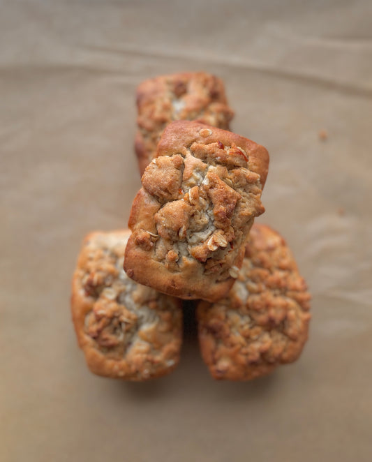 Banana sweet bread - orange crumb topping (2 PACK)