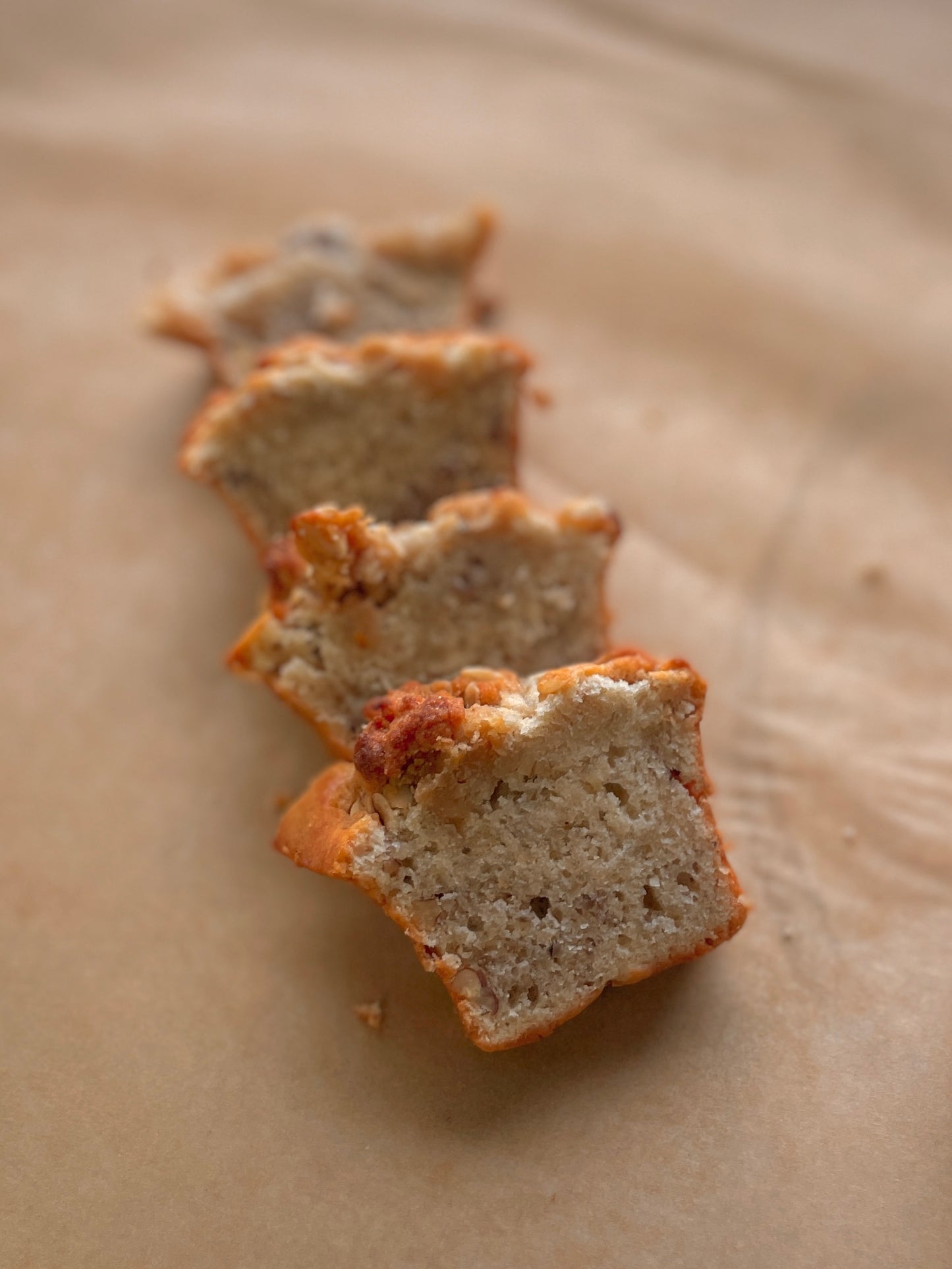 Banana sweet bread - orange crumb topping (2 PACK)
