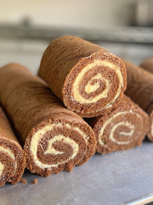 Pumpkin Rolls - with Italian buttercream