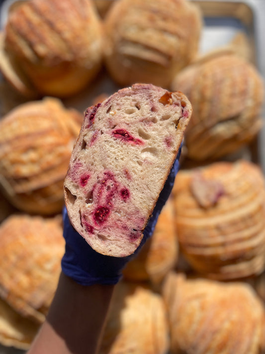 Special flavor - Raspberry White chocolate loaf