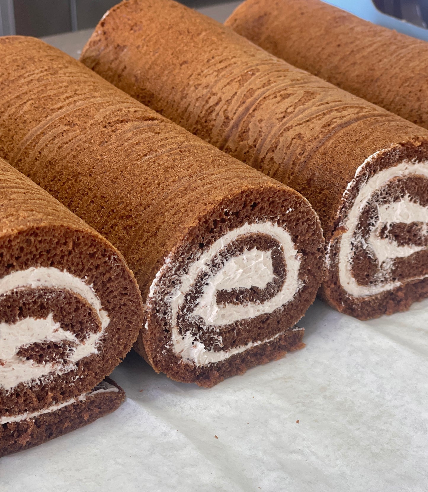 Pumpkin Rolls - with Italian buttercream